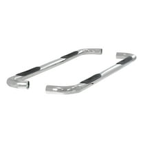 ARIES 204013-2 3-Inch Round Polished Stainless Steel Nerf Bars, No-Drill, Select Chevrolet Silverado, GMC Sierra 1500, 2500, 3500 HD Fits select: 2011 ,2013 CHEVROLET SILVERADO K1500 LT