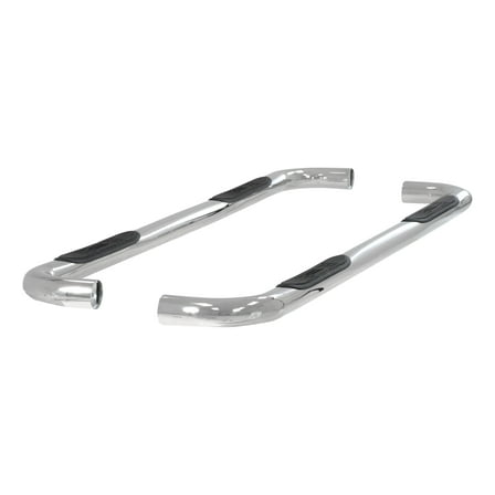 ARIES 204013-2 3-Inch Round Polished Stainless Steel Nerf Bars, No-Drill, Select Chevrolet Silverado, GMC Sierra 1500, 2500, 3500 HD Fits select: 2011 ,2013 CHEVROLET SILVERADO K1500 LT