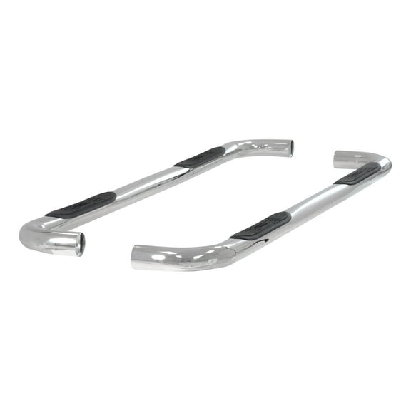 ARIES 204013-2 3-Inch Round Polished Stainless Steel Nerf Bars, No-Drill, Select Chevrolet Silverado, GMC Sierra 1500, 2500, 3500 HD Fits select: 2011 ,2013 CHEVROLET SILVERADO K1500 LT