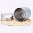 thumbnail image 3 of (blue) Mini Trash Can Table Stainless Steel Trash Can Swivel Lid Mini Modern Trash Can Lid Practical Table Trash Can Stainless Steel Mini Trash Can Wo, 3 of 5