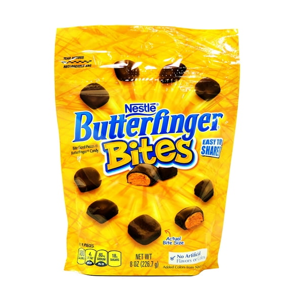 Butterfinger Pouch Bites 8-oz - 1 count only