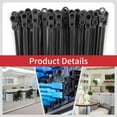 thumbnail image 6 of 12 Inch Cable Ties (100 Pack) Zip Ties with Screw Mounting Hole 120 Lb Strength + 100 Screws for Wire Management, 6 of 6