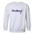 thumbnail image 1 of W Republic 556-363-WHT-02 Men Portland Pilots Script Crew Fleece, White - Medium, 1 of 1
