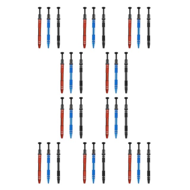 Kenally Herramienta de recogida versátil - Clip de joya con extractor de resortes de alta elasticidad Herramienta de agarre Recogedor Negro/Azul/Rojo 3 piezas 10Conjunto