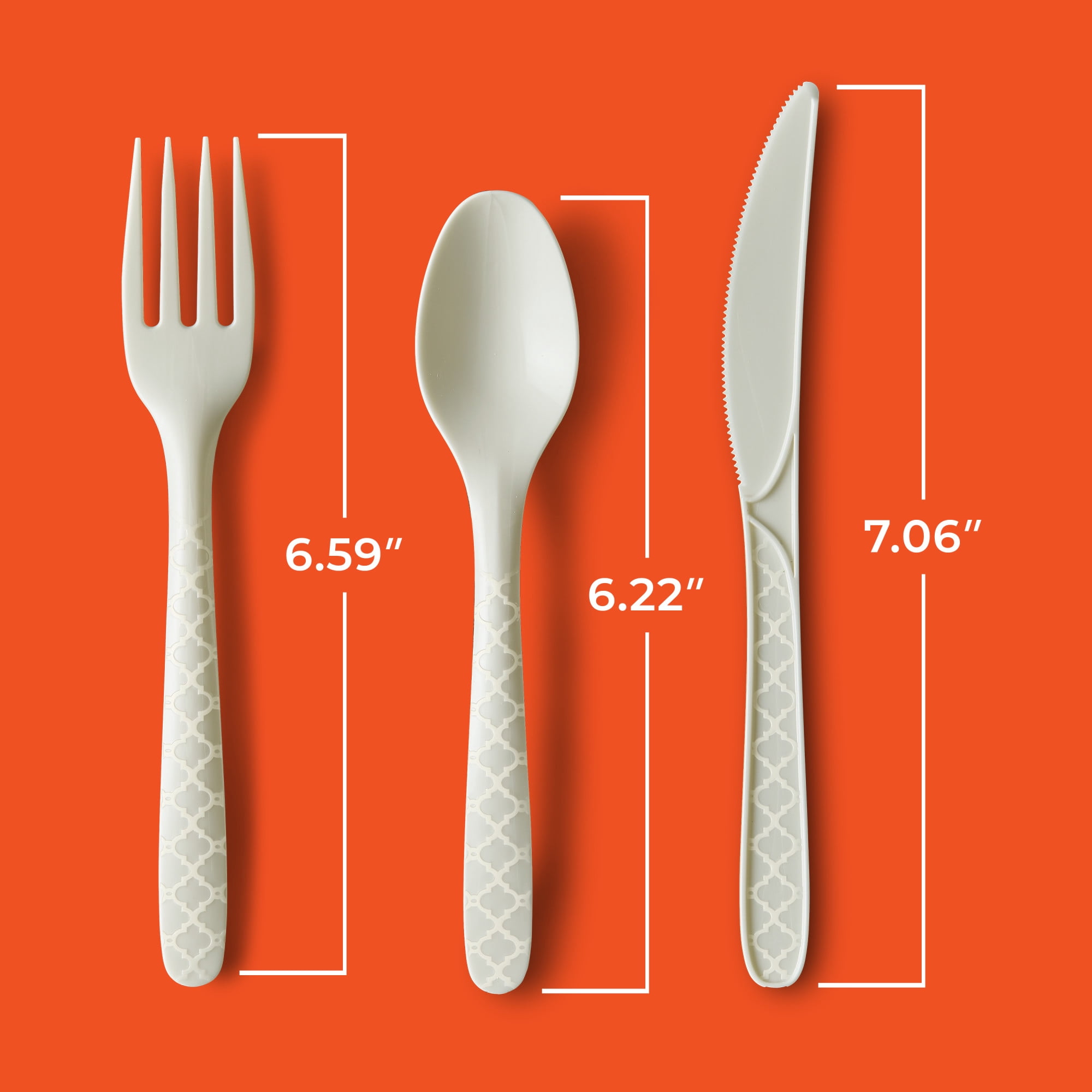 Hefty ECOSAVE Compostable Assorted Cutlery Set, 24 Count