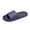 Blue, variant on Fashion Mens Slip-On Platform Slippers Ultra Comfort Multi-Color Thick Soled Slippers Quick-Dry Bathroom Slippers