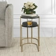 thumbnail image 5 of Uttermost Aztec Wood Nesting Tables in Ebony (Set of 2), 5 of 7