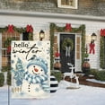 thumbnail image 3 of SM-XLHN Snowman Cardinal Hello Winter House Flag 28x40 Inch Double Sided, Polka Dot Winter Holiday Yard Outdoor Flag, 3 of 6