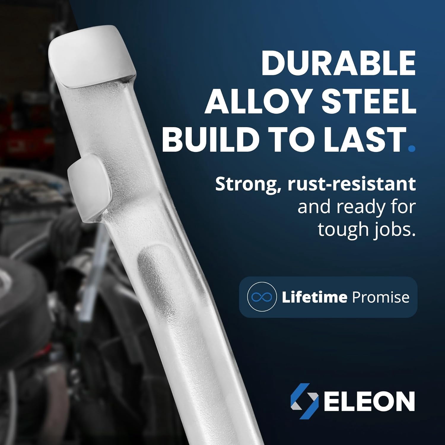 Eleon Wrench Extender Tool - 15-Inch Heavy-Duty Torque Wrench Extender w/ Non-Slip Gloves & Microfiber Towel