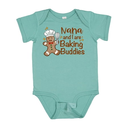 

Inktastic Nana and I Are Baking Buddies Gift Baby Boy or Baby Girl Bodysuit