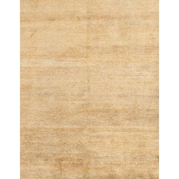 Ahgly Company Machine Washable Indoor Rectangle Abstract Orange Area Rugs, 7' x 9'
