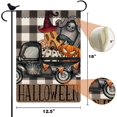 thumbnail image 6 of Happy Halloween Truck Garden Flag Fall Winter Vertical Double Sided Burlap 12.5 x 18 Inch Holiday Farmhouse Seasonal Yard Outdoor Decor, 6 of 6