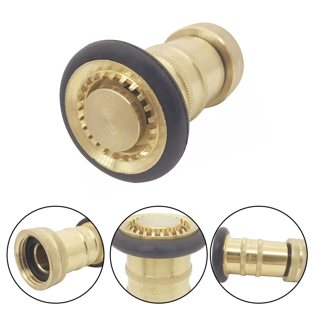 Fire Hose Brass Nozzle Spray (1" Nh/Nst) Heavy Duty 1" Female