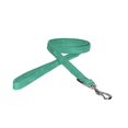 thumbnail image 2 of Dogline Comfort Microfiber Flat Leash for Dogs (W 5/8" L 6ft), Teal, 2 of 5