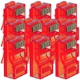 thumbnail image 1 of Conector RJ45 de Paso VentDepot 1 Paquete 1x10 Pzas CAT6 Rojo Traslúcido Plástico y Metal, 1 of 2
