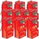 thumbnail image 1 of Conector RJ45 de Paso VentDepot 1 Paquete 1x10 Pzas CAT6 Rojo Traslúcido Plástico y Metal, 1 of 2