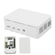 thumbnail image 3 of Caja de ABS con 3 disipadores de calor, caja de carcasa apta para Raspberry Pi 4, negra, blanca y transparente (blanca), 3 of 8