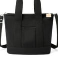 thumbnail image 2 of Bolso De Hombro Bolso de viaje de lona grande informal Cremallera portátil de gran capacidad para ir de compras, 2 of 5