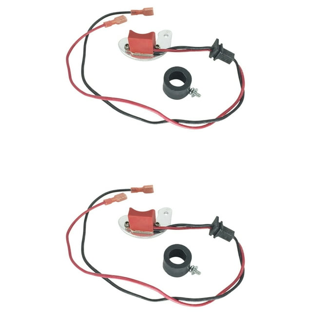 2X Electronic Ignition Module Distributor for -Bug Bus for Buggy AC905535,2 * Electronic Ignition Module,black