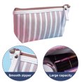 thumbnail image 3 of Bolsas de cosméticos para mujer, bolsa de maquillaje de gran capacidad, neceser de viaje, bolsa de almacenamiento con cremallera, organizador de brochas de maquillaje, 3 of 5