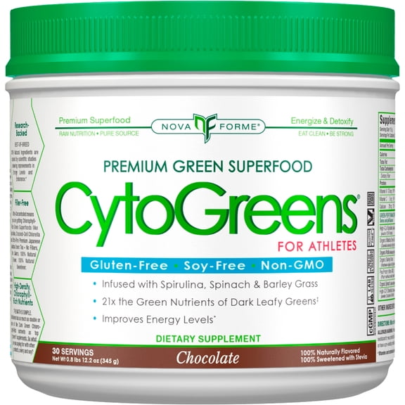 CytoGreens Chocolate By Novaforme - 30 Servings