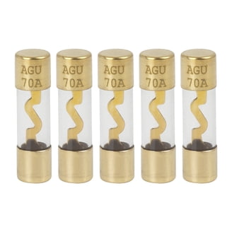 Uxcell Ceramic Slow Blow Fuses 8A 250V 5x20mm – 10-Pack For Stereo, Amp, Alarm, Audio Gear