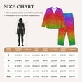 thumbnail image 6 of Bingfone Womens Pajama Sets Rainbow Glitter Print,Long Sleeve Loungewear Pajamas Set-X-Large, 6 of 9