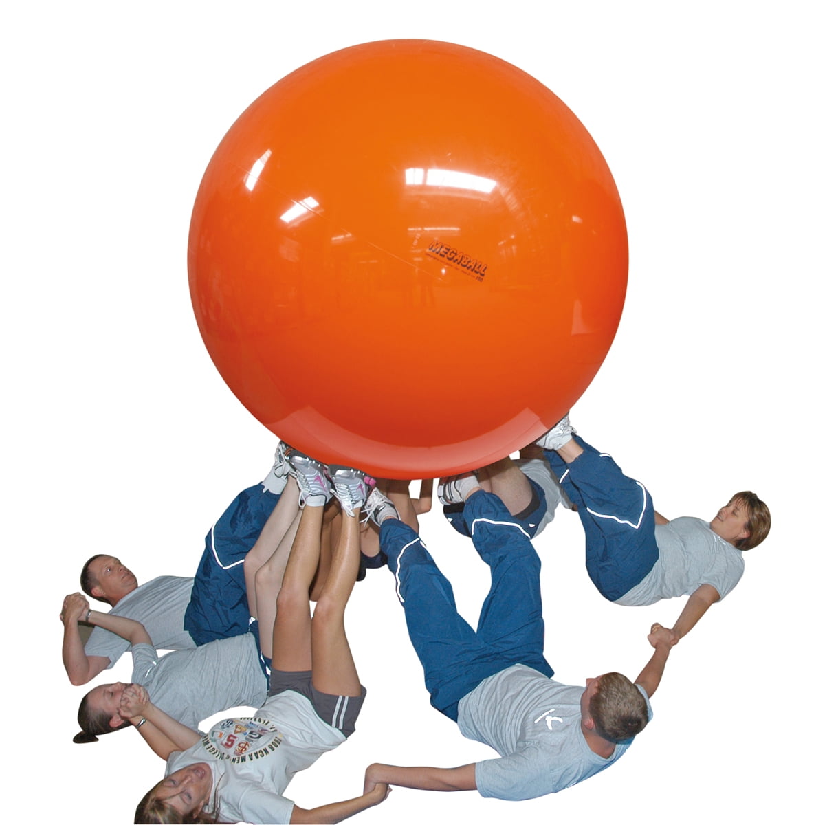 Gymnic Megaball Exercise Ball, 150 cm, Orange