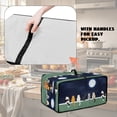 thumbnail image 5 of Renewold Toaster Oven Dust Cover with Accessory Pockets Dust Protection Easy Clean Microwave Oven Air Fryer Protector Case Kitchen Accessories, 18.5 x 14.5 x 9 Inches, Cat Moon Night, 5 of 7