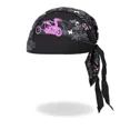 thumbnail image 3 of LADY RIDER STUD - High Quality Micro-Fiber & Mesh Lining Bikers HEADWRAP, 3 of 5