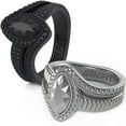 thumbnail image 3 of Rinfit Silicone Rings - Wedding Rubber Rings For Women - Marquise Diamond, 3 of 5