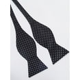 thumbnail image 2 of Pajarita negra Soledad Classic Corbata de moño, 2 of 7