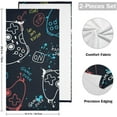 thumbnail image 2 of Dreamtimes Gamepad Controller Hand Towel Set of 2, Highly Absorbent Soft Face Hand Towels for Bathroom, Kitchen, Hotel, Gym and Spa, 14 x 28 Inch, 14 x 28 Inch, 2 of 7