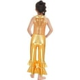 thumbnail image 2 of iEFiEL Girls Metallic Ballet Dance Unitard Gymnastics Performance Leotard, 2 of 7