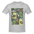 thumbnail image 4 of Bingfone Cartoon Dinosaurs Men'S Loose Fit Short-Sleeve Pocket T-Shirt, 4 of 7