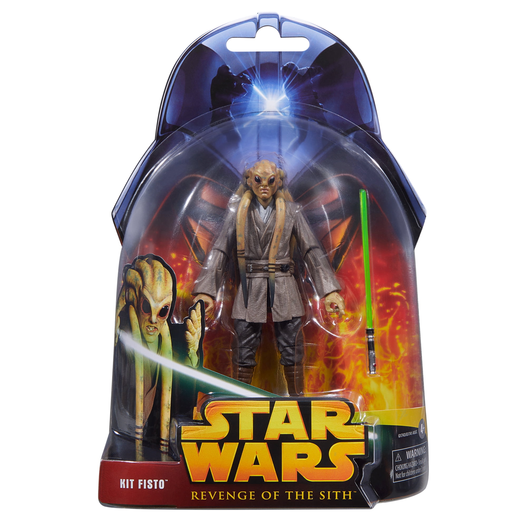 Star Wars The Black Series Kit Fisto, Star Wars: Revenge of the Sith Action Figure (6”), Only At Walmart