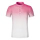 thumbnail image 4 of Summer Men's Button Up Round Neck Short Sleeved Shirt Solid Casual Top L, 4 of 5