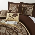 thumbnail image 3 of Nanshing 7 Piece Comforter Set, Queen, Brown Gold, 3 of 4