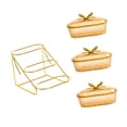 thumbnail image 3 of Cesta de frutas con soporte de metal, multifuncional, gran capacidad estilo D 3 cuadrículas, 3 of 7