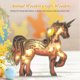 thumbnail image 1 of Esculturas de animales de madera Arte Artesanía 3D Unicornios que brillan intensamente Escultura Decoración del hogar, 1 of 6
