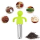 thumbnail image 1 of Herramientas y mejoras para el hogar Filtro de té con forma humana para preparar té, acero inoxidable, vaso para té, filtro para té, vaso para té, infusor de silicona, 1 of 5
