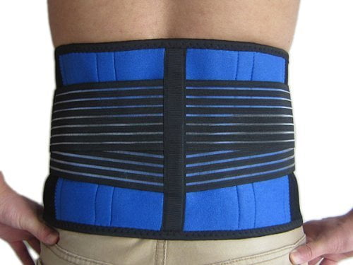 Neoprene Deluxe belt ~ Pain Relief~Double Pull Lumbar Lower Back Support Brace 