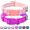 Purple & Pink, variant on azuza 2 Pack Neoprene Padded Dog Collar for Small Dogs, Reflective Dog Collar with ID Tag Ring, Adjustable Safe and Comfy Dog Collars,Rust Red/Army Green,XS