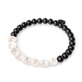 thumbnail image 1 of Custom Letter Bracelet | Gunmetal, 1 of 7