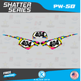thumbnail image 3 of Kalair GFX Graphics Kit for Yamaha PW50 (All Years) Shatter Series, 3 of 5