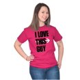 thumbnail image 4 of Love This Girl Guy Cute Matching Set Women's Graphic T Shirt Tees Brisco Brands M, 4 of 4