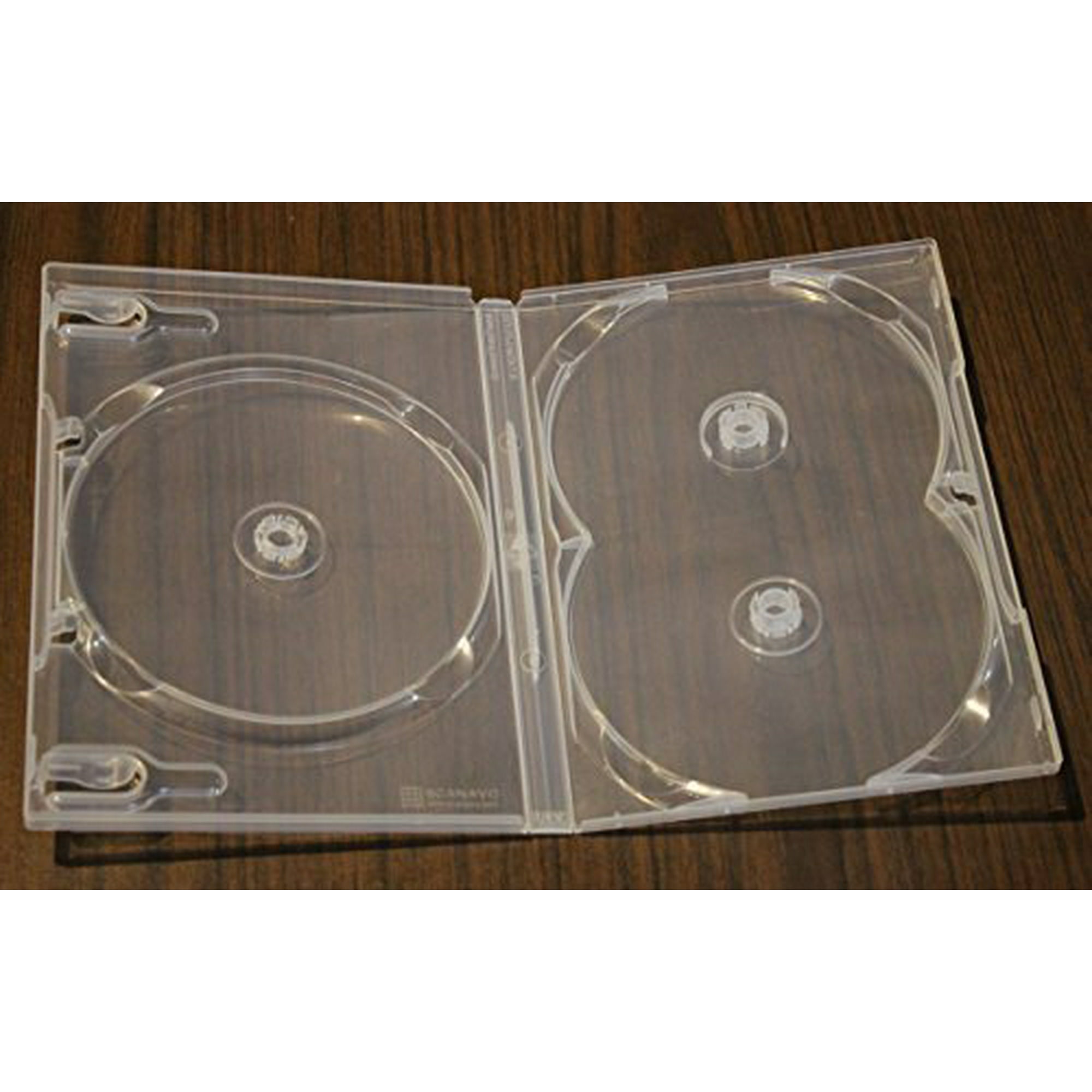 6 Pk Scanavo Crystal Clear Standard Size 3 Dvd Case Box 14mm Triple Discs Holder W O Flap Tray Walmart Canada 6 Pk Scanavo Crystal Clear Standard Size 3 Dvd Case Box 14mm Triple Discs Holder W O Flap Tray Walmart Canada