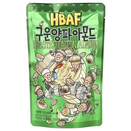 HBAF, Roasted Onion Almond, 4.23 oz Pack of 4
