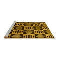 thumbnail image 2 of Ahgly Company Machine Washable Indoor Rectangle Oriental Yellow Modern Area Rugs, 3' x 5', 2 of 4
