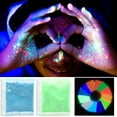 thumbnail image 4 of 10G Fluorescent Sand Glow in The Dark Luminous Gravel Pigment Color Neon Paints Grain Photoluminescent Light Powder Particles for DIY Decor Craft, 4 of 8